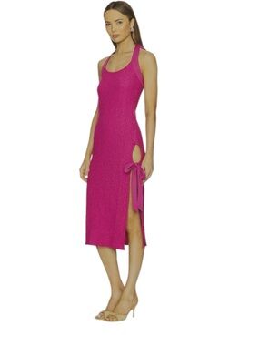 791. FREE PEOPLE Sea Foam Midi Dress in Rose Violet NWOT